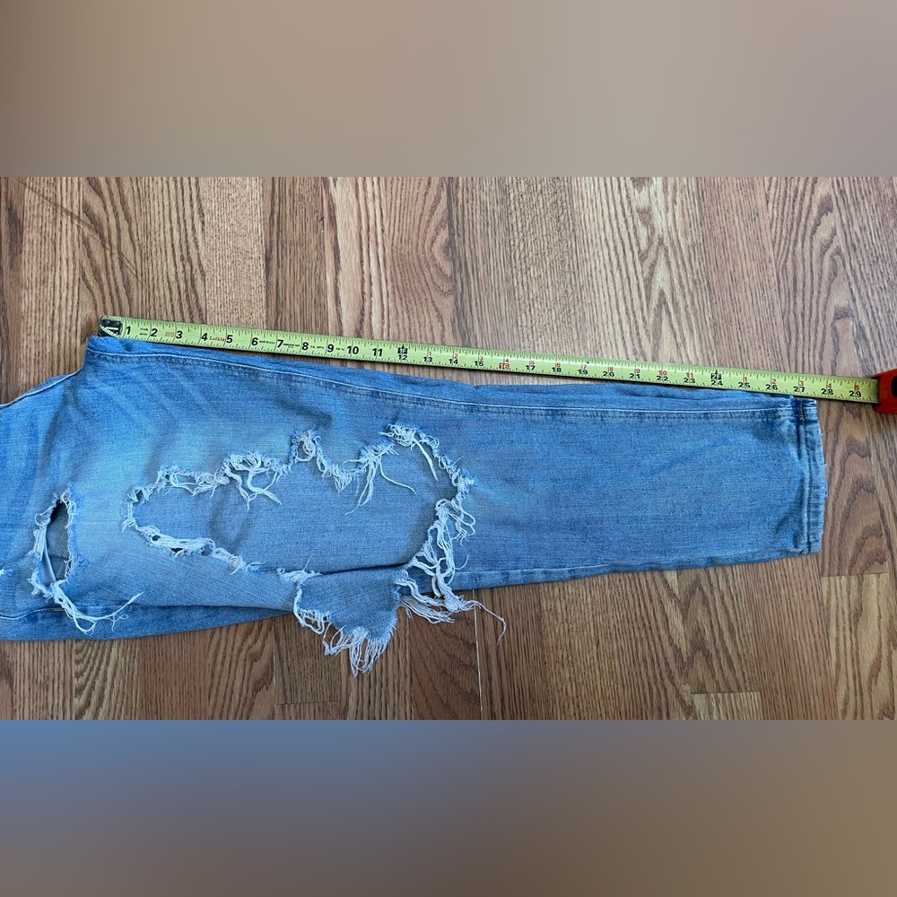 Garage Girlfriend Jeans distressed size 7 - Picture 9 of 11